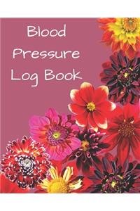Blood Pressure Log Book/BP Recording Book (104 pages)