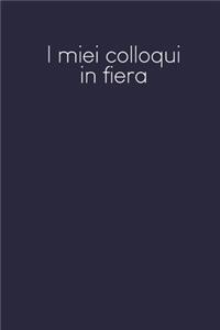 I miei colloqui in fiera