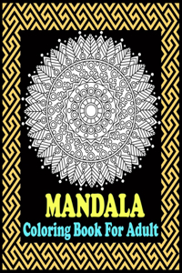 Mandala coloring Book For adult