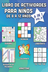 Libro de actividades para niños de 8 a 12 años
