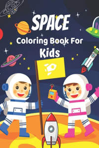 Space Coloring Book For Kids
