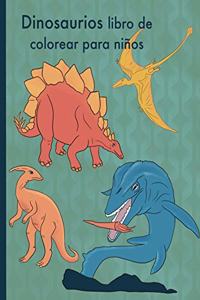 Dinosaurios libro de colorear para niños