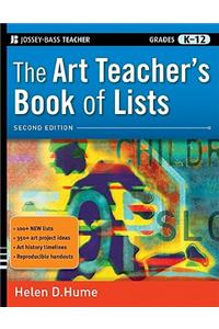Art Teacher's Book of Lists, Grades K-12