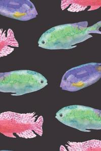 Watercolor Fish Journal Notebook