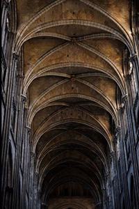 Walking Inside Rouen Cathedral in Normandy, France Journal