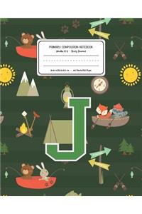 Primary Composition Notebook Grades K-2 Story Journal J