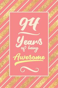 94th Birthday Journal