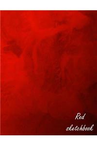 red sketchbook