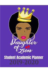 Daughter Of Zion Student Academic Planner 2019-2020