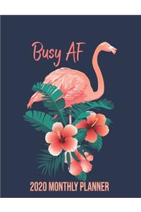 Busy AF 2020 Monthly Planner