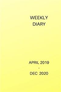 Weekly Diary 2019-2020