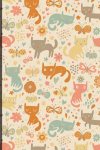 Notizbuch: Katzen Cover Design / 120 Seiten / Kariert / Din A5 + (15,24 X 22,86 CM) / Soft Cover / Optimal ALS Tagebuch, Bullet Journal, Rezeptbuch, Malbuch, S