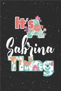 It's Sabrina Thing