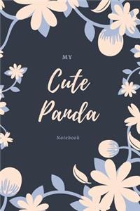 My Cute Panda Notebook