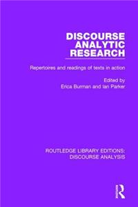 Discourse Analytic Research