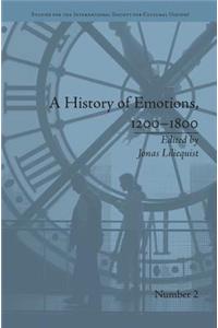 A History of Emotions, 1200–1800