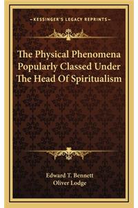 The Physical Phenomena Popularly Classed Under the Head of Spiritualism