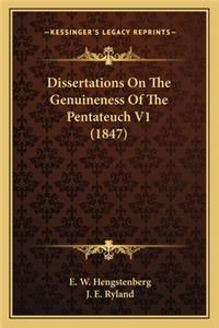 Dissertations on the Genuineness of the Pentateuch V1 (1847)