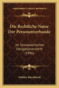 Rechtliche Natur Der Personenverbande
