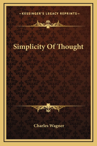 Simplicity Of Thought