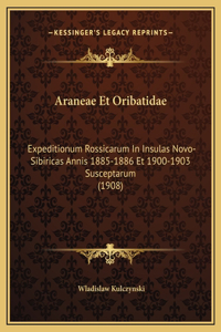 Araneae Et Oribatidae
