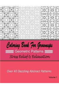 Coloring Books For Grownups Geometric Patterns
