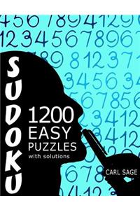 Sudoku 1,200 Easy Puzzles With Solutions