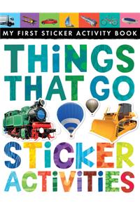 Things That Go Sticker Activities