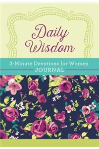 Daily Wisdom: 3-Minute Devotions for Women Journal