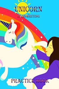 Unicorn Handwriting Practice Book