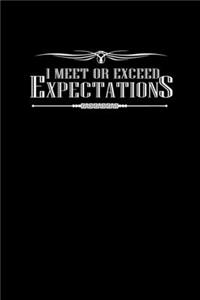 I meet or exceed expectations