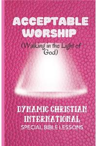 Acceptable Worship