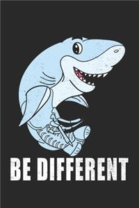 Journal BE DIFFERENT Quote Notebook Gift For Men and Women