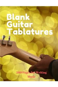 Blank Guitar Tablatures