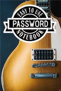 Easy to Use Password Notebook