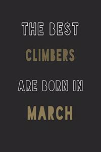 The Best climbers are Born in March journal