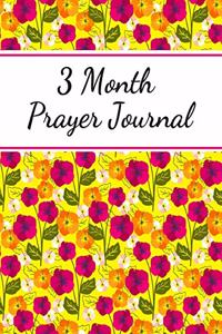 3 Month Prayer Journal