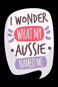 I Wonder What My Aussie Named Me: 2020 Planners for Australian Shepherd Mom or Dad (Aussie Gifts)