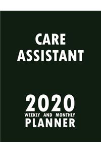 Care Assistant 2020 Weekly and Monthly Planner