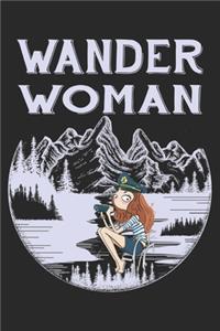 Wonder Woman: Best gift for those people who love hiking and to write their hiking memories in Notebook