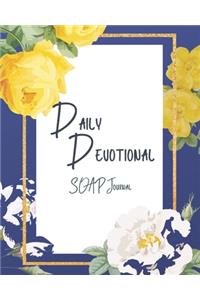 Daily Devotional SOAP Journal-Easy & Simple Guide to Scripture Journaling-Bible Study Workbook 100 pages Book 16