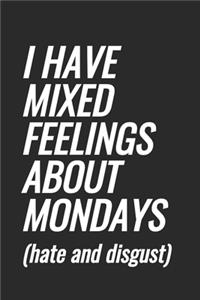 I Have Mixed Feelings About Mondays (hate and disgust)