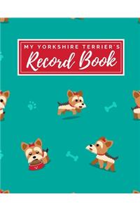 My Yorkshire Terrier's Record Book