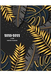 2020-2022 - 3 Year Monthly Planner