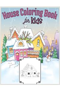 House Coloring Book For Kids