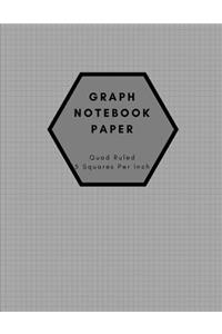Graph Notebook Paper Quad Ruled 5 Squares Per Inch