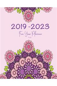 2019-2023 Five Year Planner- Mandala