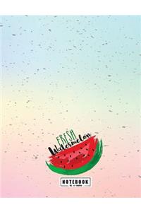 Fresh watermelon notebook