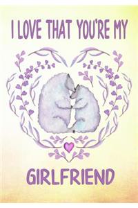 I Love That You're My Girlfriend Keepsake Journal Sheep