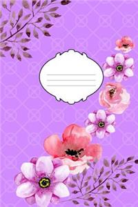 Floral journal Notebook